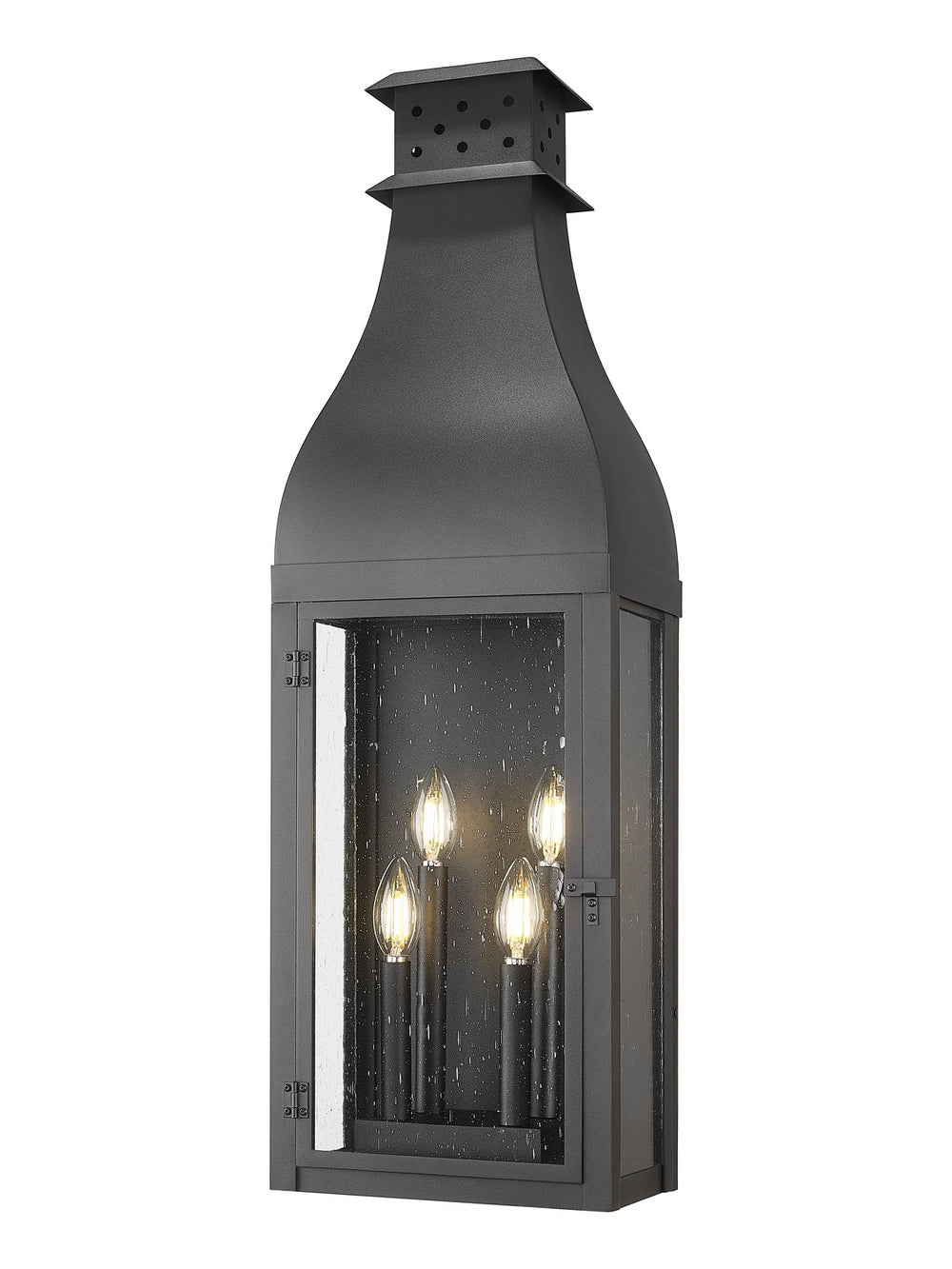 Z-Lite Canada - Four Light Outdoor Wall Light - Toulouse - Sand Black- Union Lighting Luminaires Decor