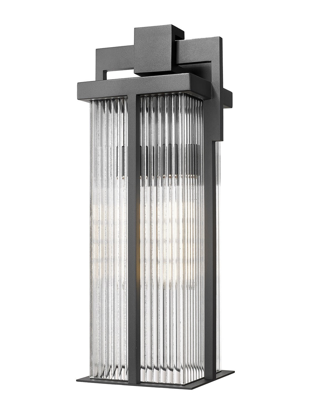 Z-Lite Canada - Two Light Outdoor Wall Light - Fortis - Sand Black- Union Lighting Luminaires Decor