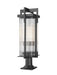 Z-Lite Canada - Two Light Outdoor Pier Mounted Fixture - Fortis - Sand Black- Union Lighting Luminaires Decor