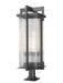 Z-Lite Canada - Three Light Outdoor Pier Mounted Fixture - Fortis - Sand Black- Union Lighting Luminaires Decor
