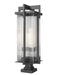 Z-Lite Canada - Three Light Outdoor Pier Mounted Fixture - Fortis - Sand Black- Union Lighting Luminaires Decor