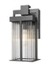 Z-Lite Canada - One Light Outdoor Wall Light - Fortis - Sand Black- Union Lighting Luminaires Decor