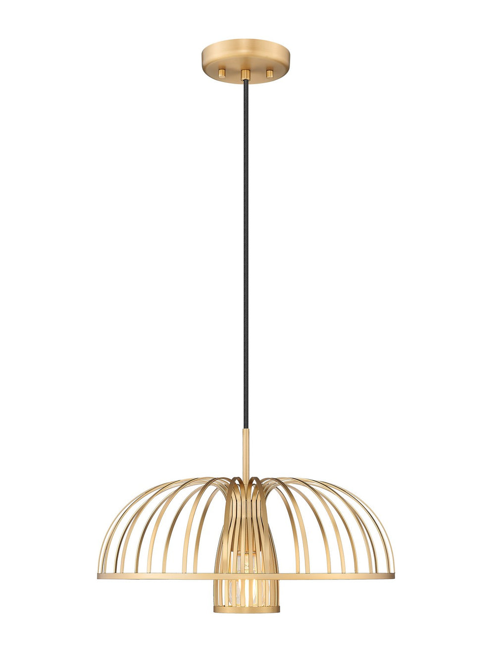 Z-Lite Canada - One Light Pendant - Valencia - Modern Gold- Union Lighting Luminaires Decor