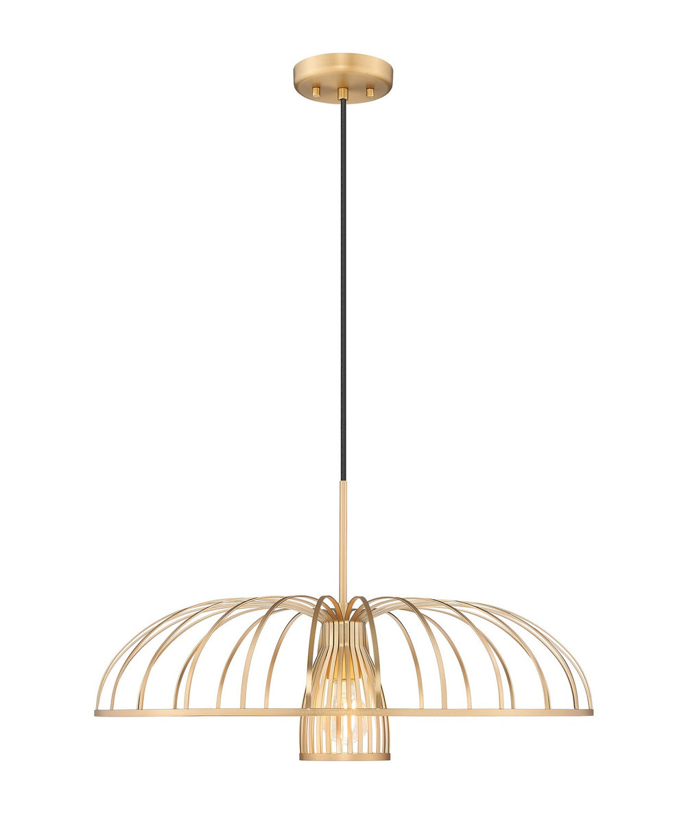 Z-Lite Canada - One Light Pendant - Valencia - Modern Gold- Union Lighting Luminaires Decor