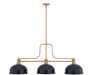 Z-Lite Canada - Three Light Billiard - Melange - Heritage Brass- Union Lighting Luminaires Decor