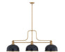 Z-Lite Canada - Three Light Billiard - Melange - Heritage Brass- Union Lighting Luminaires Decor