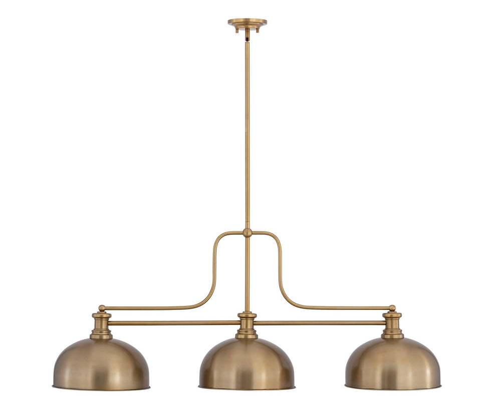 Z-Lite Canada - Three Light Billiard - Melange - Heritage Brass- Union Lighting Luminaires Decor
