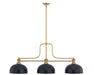 Z-Lite Canada - Three Light Billiard - Melange - Heritage Brass- Union Lighting Luminaires Decor