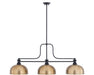 Z-Lite Canada - Three Light Billiard - Melange - Matte Black- Union Lighting Luminaires Decor
