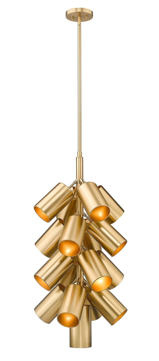 Z-Lite Canada - 17 Light Chandelier - Lumina - Modern Gold- Union Lighting Luminaires Decor