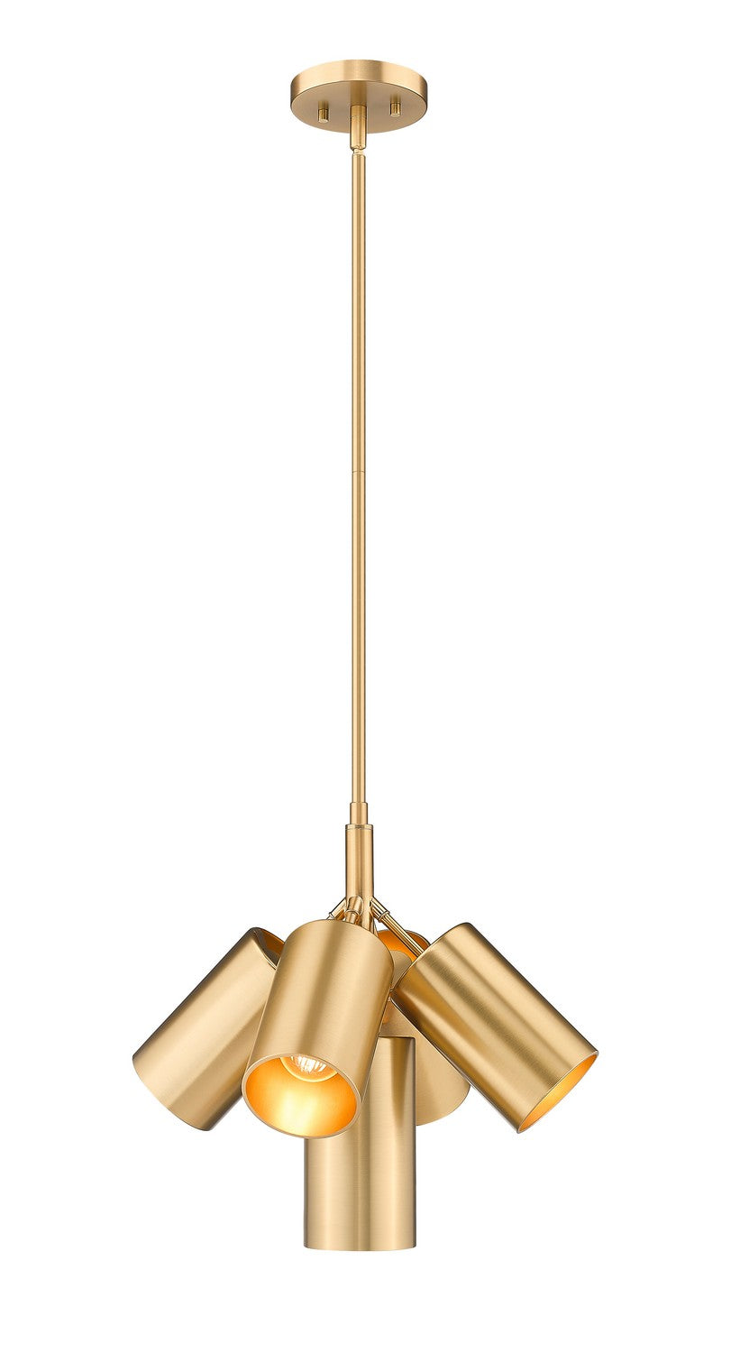 Z-Lite Canada - Five Light Chandelier - Lumina - Modern Gold- Union Lighting Luminaires Decor