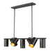 Z-Lite Canada - Seven Light Linear Chandelier - Lumina - Matte Black- Union Lighting Luminaires Decor