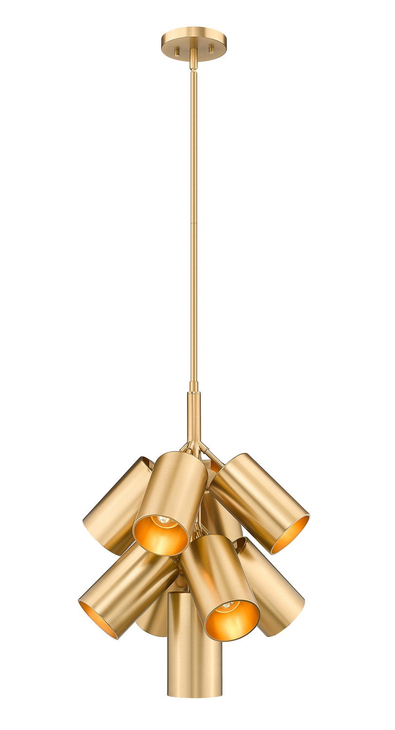 Z-Lite Canada - Nine Light Chandelier - Lumina - Modern Gold- Union Lighting Luminaires Decor