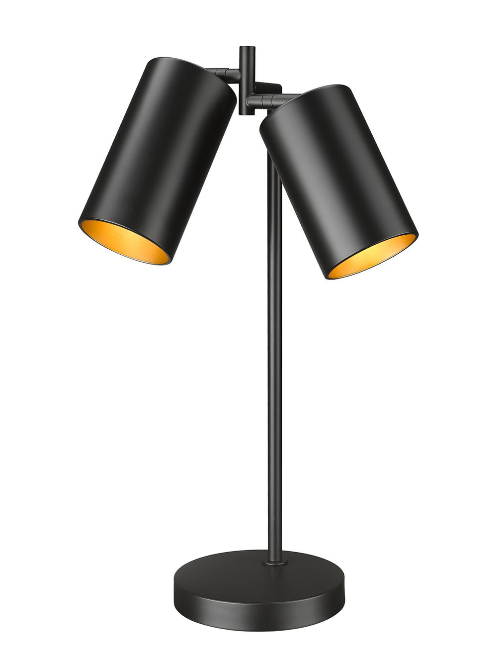 Z-Lite Canada - Two Light Table Lamp - Lumina - Matte Black- Union Lighting Luminaires Decor