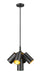 Z-Lite Canada - Five Light Chandelier - Lumina - Matte Black- Union Lighting Luminaires Decor