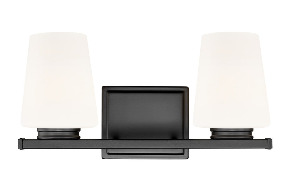 Z-Lite Canada - Two Light Vanity - Nextra - Matte Black- Union Lighting Luminaires Decor