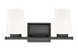 Z-Lite Canada - Two Light Vanity - Nextra - Matte Black- Union Lighting Luminaires Decor