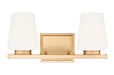 Z-Lite Canada - Two Light Vanity - Nextra - Modern Gold- Union Lighting Luminaires Decor