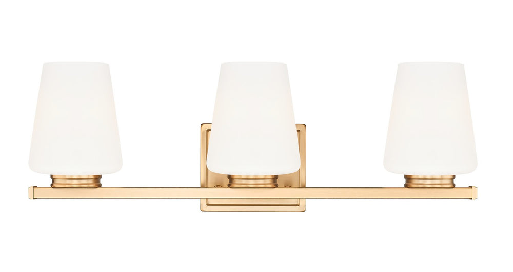 Z-Lite Canada - Three Light Vanity - Nextra - Modern Gold- Union Lighting Luminaires Decor