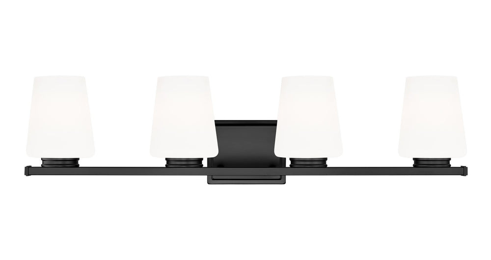 Z-Lite Canada - Four Light Vanity - Nextra - Matte Black- Union Lighting Luminaires Decor