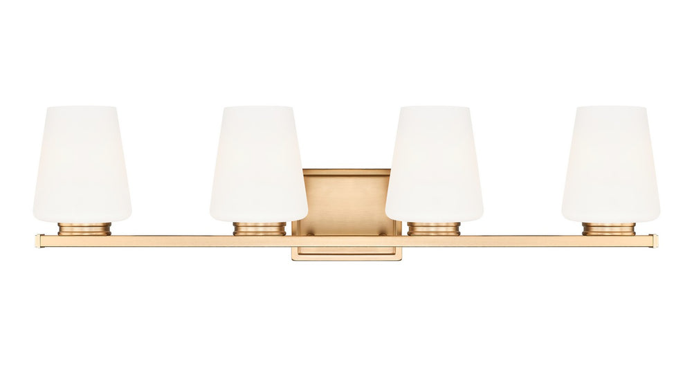 Z-Lite Canada - Four Light Vanity - Nextra - Modern Gold- Union Lighting Luminaires Decor