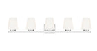 Z-Lite Canada - Five Light Vanity - Nextra - Brushed Nickel- Union Lighting Luminaires Decor