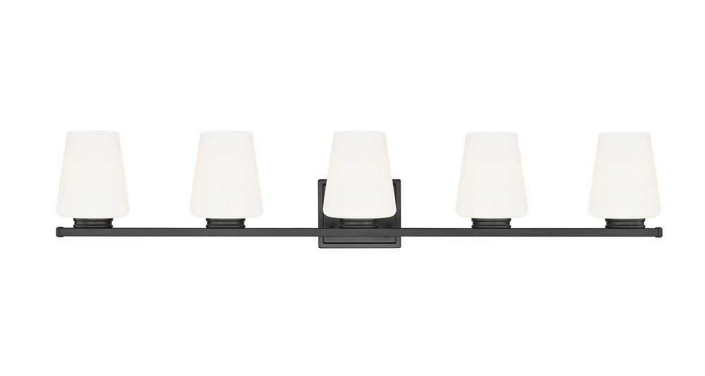 Z-Lite Canada - Five Light Vanity - Nextra - Matte Black- Union Lighting Luminaires Decor
