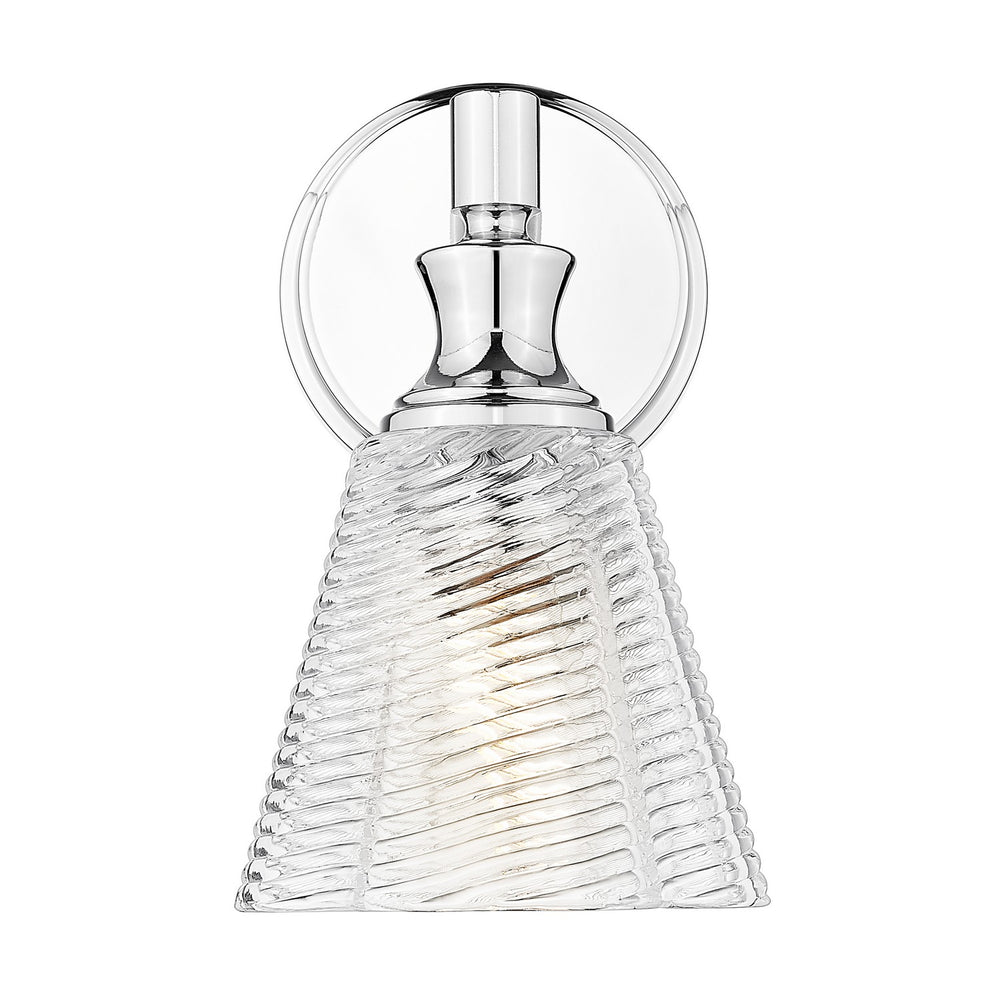 Z-Lite Canada - One Light Wall Sconce - Auden - Chrome- Union Lighting Luminaires Decor