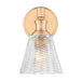 Z-Lite Canada - One Light Wall Sconce - Auden - Modern Gold- Union Lighting Luminaires Decor