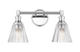 Z-Lite Canada - Two Light Vanity - Auden - Chrome- Union Lighting Luminaires Decor