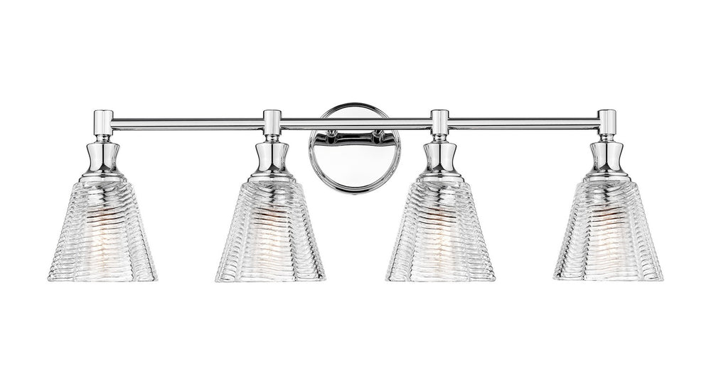 Z-Lite Canada - Four Light Vanity - Auden - Chrome- Union Lighting Luminaires Decor