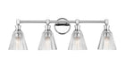 Z-Lite Canada - Four Light Vanity - Auden - Chrome- Union Lighting Luminaires Decor