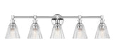 Z-Lite Canada - Five Light Vanity - Auden - Chrome- Union Lighting Luminaires Decor
