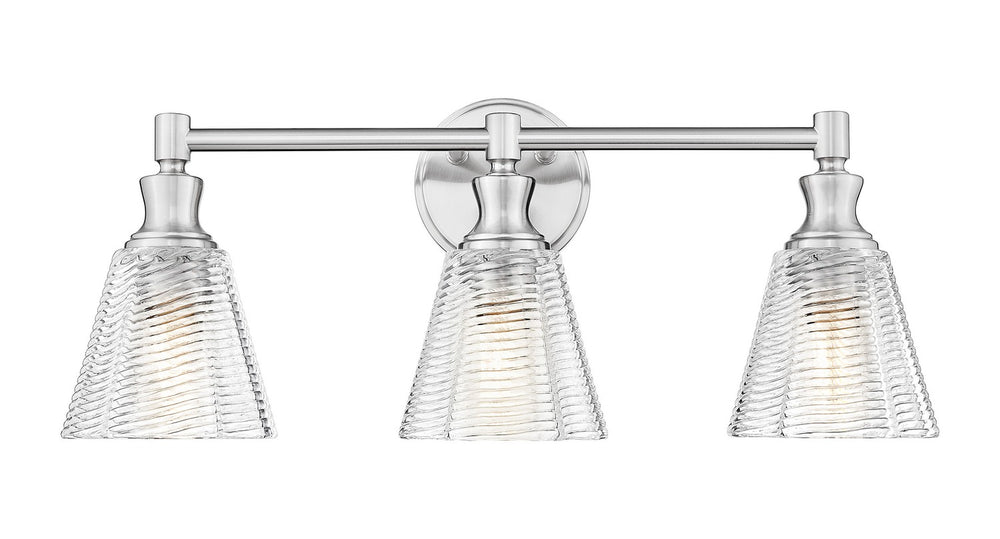 Z-Lite Canada - Three Light Vanity - Auden - Brushed Nickel- Union Lighting Luminaires Decor