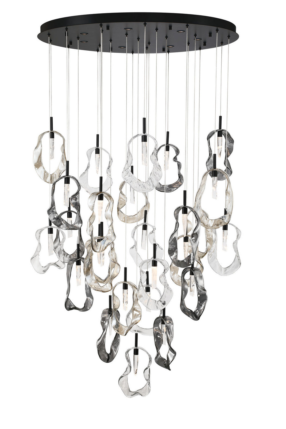 Eurofase Canada - LED Chandelier - Norah - Matte Black- Union Lighting Luminaires Decor