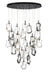 Eurofase Canada - LED Chandelier - Norah - Matte Black- Union Lighting Luminaires Decor