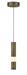 Eurofase Canada - LED Pendant - Ronda - Weathered Brass- Union Lighting Luminaires Decor