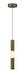 Eurofase Canada - LED Pendant - Ronda - Weathered Brass- Union Lighting Luminaires Decor