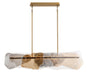 Eurofase Canada - LED Linear Chandelier - Grotto - Antique Brass- Union Lighting Luminaires Decor