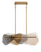 Eurofase Canada - LED Linear Chandelier - Grotto - Antique Brass- Union Lighting Luminaires Decor