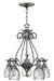Hinkley Canada - LED Chandelier - Plantation - Polished Antique Nickel- Union Lighting Luminaires Decor