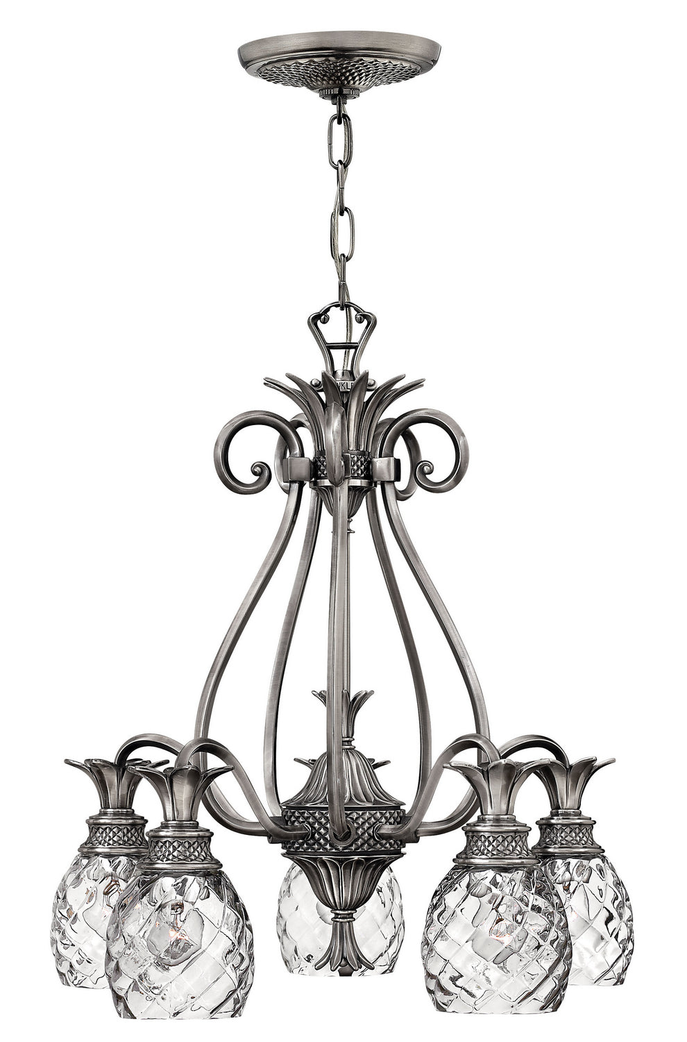 Hinkley Canada - LED Chandelier - Plantation - Polished Antique Nickel- Union Lighting Luminaires Decor