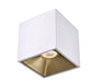 DVI Canada - One Light Flush Mount - Severn - White Zinc w/Multiple Shades- Union Lighting Luminaires Decor