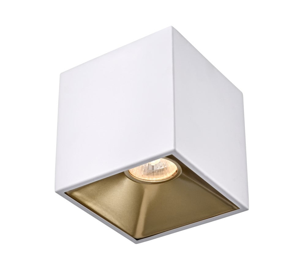 DVI Canada - One Light Flush Mount - Severn - White Zinc w/Multiple Shades- Union Lighting Luminaires Decor