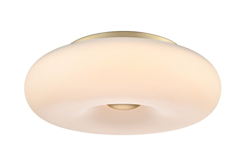 DVI Canada - LED Flush Mount - Portage - Champagne Gold- Union Lighting Luminaires Decor