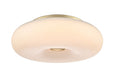 DVI Canada - LED Flush Mount - Portage - Champagne Gold- Union Lighting Luminaires Decor