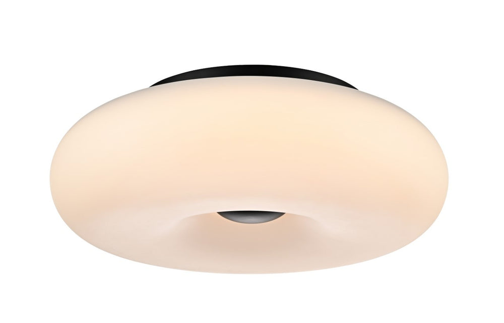 DVI Canada - LED Flush Mount - Portage - Ebony- Union Lighting Luminaires Decor