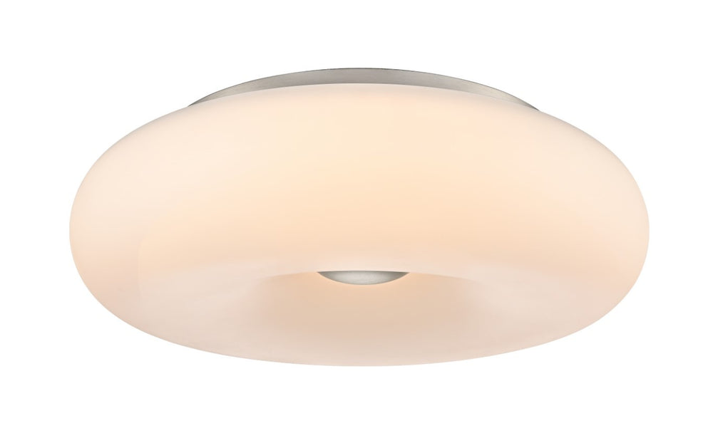 DVI Canada - LED Flush Mount - Portage - Satin Nickel- Union Lighting Luminaires Decor