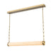 DVI Canada - LED Linear Pendant - Orvana - Brass + Champagne Gold- Union Lighting Luminaires Decor