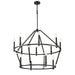 DVI Canada - 12 Light Chandelier - Carisbrooke - Ebony- Union Lighting Luminaires Decor